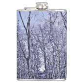 Wald in Twilight Flachmann (Vorderseite)