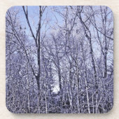 Wald in Twilight Getränkeuntersetzer (Vorderseite)