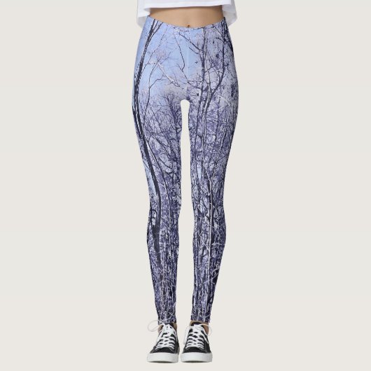 Wald in Twilight Leggings (Vorderseite)