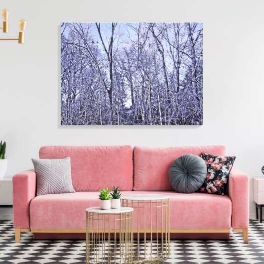 Wald in Twilight Leinwanddruck (Insitu (Wohnzimmer))