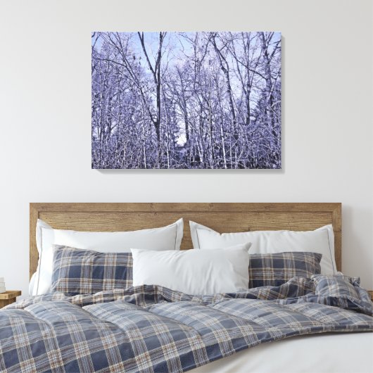 Wald in Twilight Leinwanddruck (Insitu (Schlafzimmer))