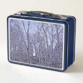 Wald in Twilight Metall Brotdose (Rückseite)