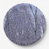 Wald in Twilight Pappteller (Vorderseite)
