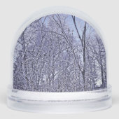 Wald in Twilight Schneekugeln (Vorderseite)