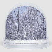 Wald in Twilight Schneekugeln (Rückseite)