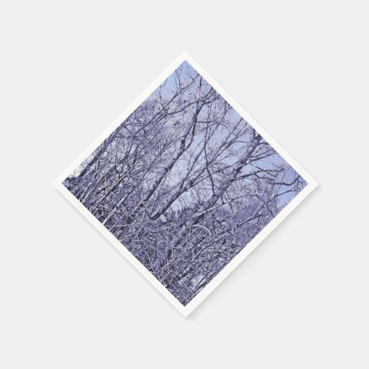 Wald in Twilight Serviette (Ecke)