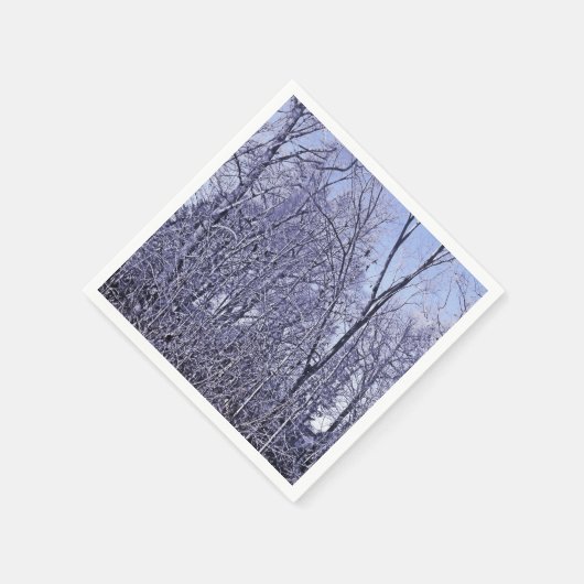 Wald in Twilight Serviette (Ecke)