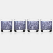 Wald in Twilight Whiskyglas (Vorderseite)