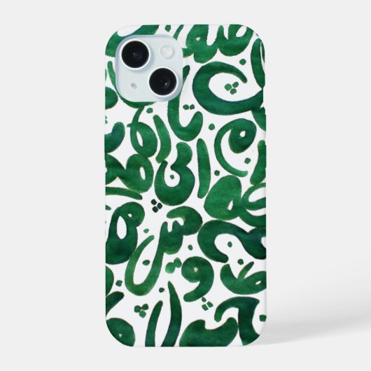 Wald iPhone 15 Hülle (Rückseite)