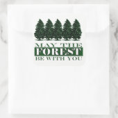 Wald ist mit dir lustig Aufkleber (Tasche)