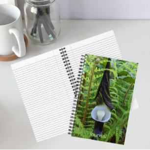 Wald-Jack-in-the-Pulpit-Pflanze Notizblock