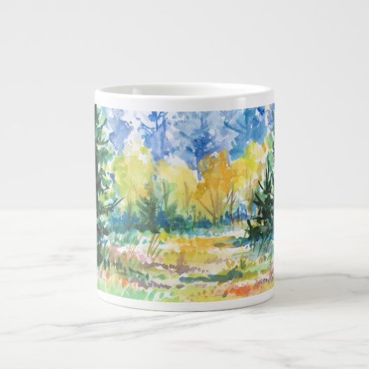 Wald Jumbo-Tasse (Vorderseite)