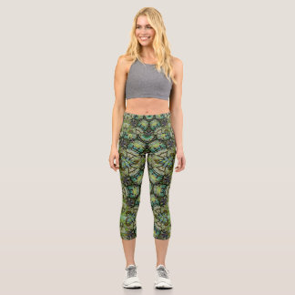 Wald-Kaleidoskop Capri Leggings