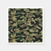 Wald-Khaki-Tarnmuster Serviette (Vorderseite)