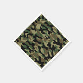 Wald-Khaki-Tarnmuster Serviette (Ecke)
