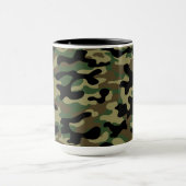 Wald-Khaki-Tarnmuster Tasse (Zentrum)