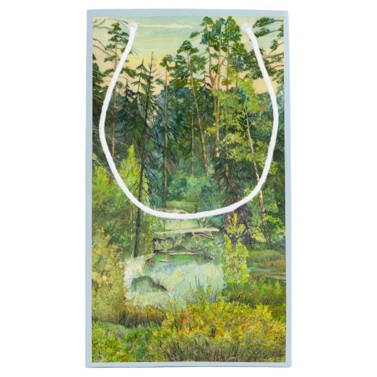 Wald Kleine Geschenktüte (Rückseite)