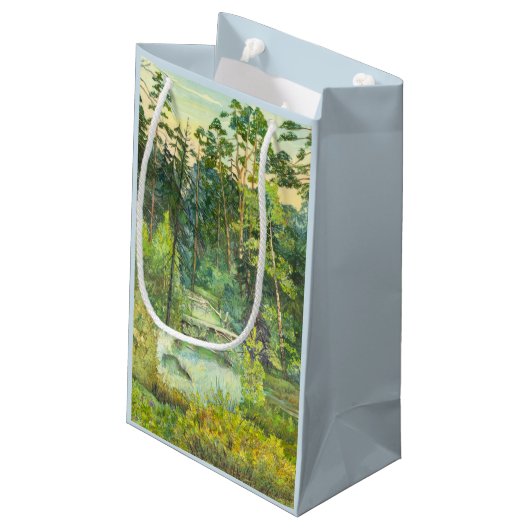 Wald Kleine Geschenktüte (Rückseite Schrägansicht)