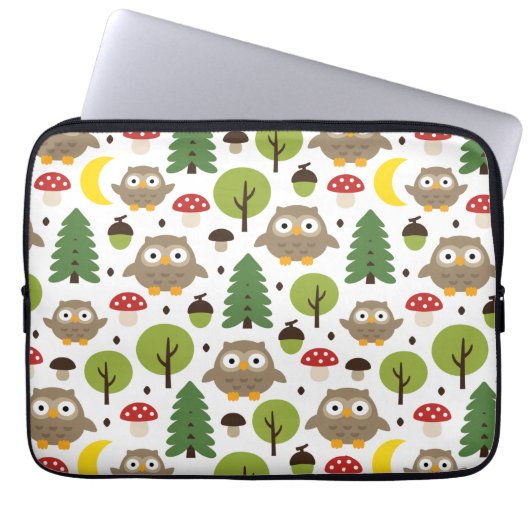 Wald Laptopschutzhülle (Vorderseite)