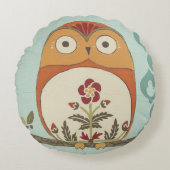 Wald launisches II Rundes Kissen (Vorderseite)