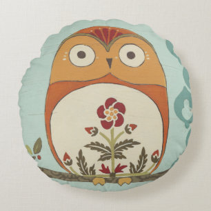 Wald launisches II Rundes Kissen