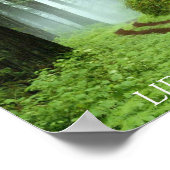 Wald, LEBEN IST EINE REISE Poster (Ecke)