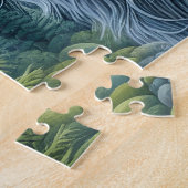 Wald Maine Coon Katze Puzzle (Seite)