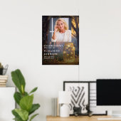 Wald-Mason-Glas-Feier-des-Lebens-Willkommensschild Poster (Heimbüro)