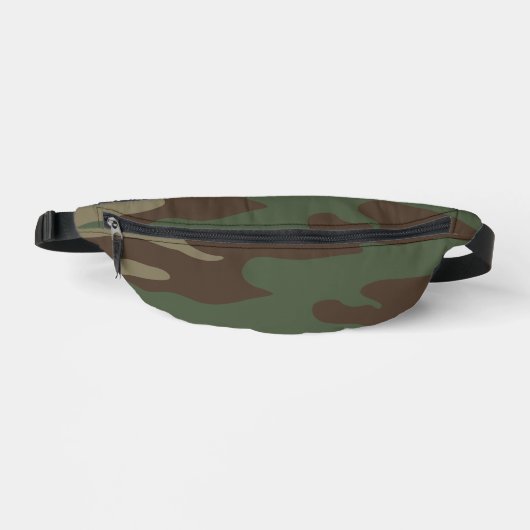 Wald-Militär-Tarnmuster Bauchtasche (Vorderseite)