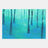 Wald mit Bluebell-Blume Geschenkpapier Set (Vorderseite)