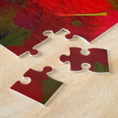 Wald mit farbenfrohen Bäumen und Blumen Puzzle (Seite)