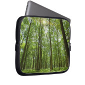 Wald mit Sun hinten Laptopschutzhülle (Vorne Rechts)