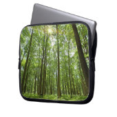 Wald mit Sun hinten Laptopschutzhülle (Vorderseite Links)