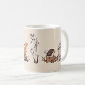 Wald mit Tieren Kaffeetasse (VorderseiteRechts)