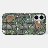 Wald mit Vögeln und Eichhörnchen Case-Mate iPhone Hülle (Rückseite (Horizontal))