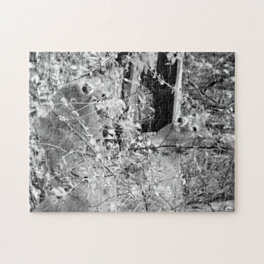 Wald mit Whitetail Deer Puzzle (Horizontal)