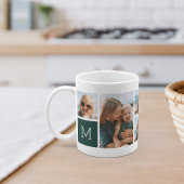 Wald | Monogram Grid Foto Collage Kaffeetasse