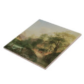 Wald nahe Wien, 1852 (Öl auf Leinwand) Fliese (Seite)
