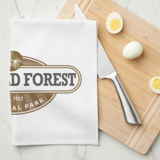 Wald-Nationalpark Handtuch (Viertel Falte)