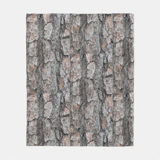 Wald-Natur-Dekor Fleecedecke (Vorderseite)