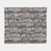Wald-Natur-Dekor Fleecedecke (Vorderseite (Horizontal))