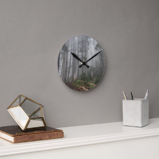 Wald Natur Runde Wanduhr