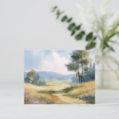 Wald Naturszene Postkarte (Stehend Vorderseite)