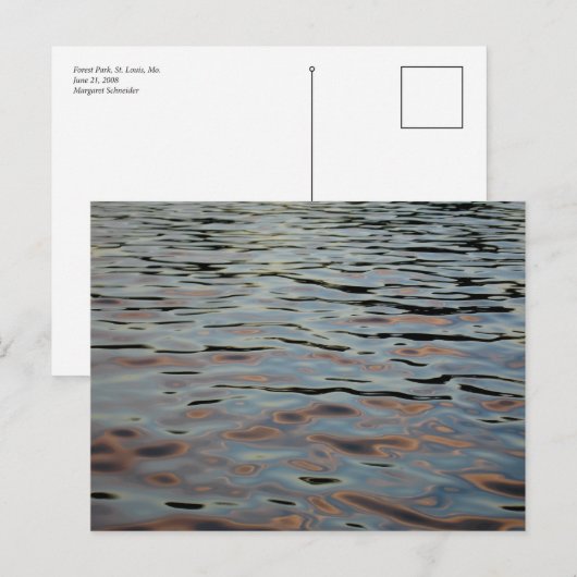 Wald Park Waterways Postkarte (Vorne/Hinten)