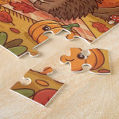 Wald-Picknick-Kinderpuzzle Puzzle (Seite)