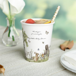 Wald Picknick   Waldtiere Baby Shower Pappbecher
