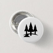 Wald-Piktogramm-Schaltfläche Button (Vorne & Hinten)