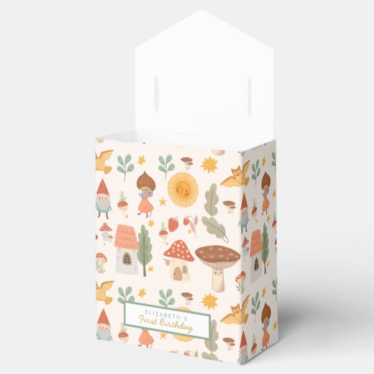 Wald-Pilz Geschenkschachtel (Geöffnet)