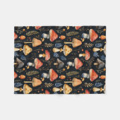 Wald-Pilz und Fern Fleecedecke (Vorderseite (Horizontal))