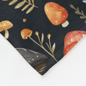 Wald-Pilz und Fern Fleecedecke (Ecke)